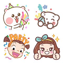 Celebrate! LINE 8th Anniversary Emoji