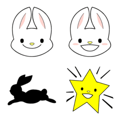 Cute rabbit pictogram