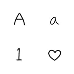 Mini Alphanumeric Emoji