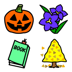 Emoji for autumn events in Japan