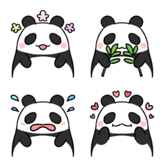 Very cute and calm panda emoji