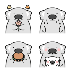Very cute and calm koala emoji