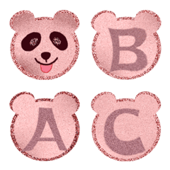 Lovely Bear  (A-Z) Emoji