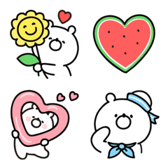 Girly Bear emoji 4