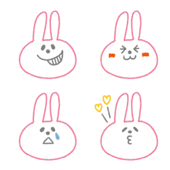  Cute rabbit emoji
