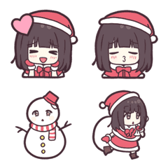 kurumi-chan. Emoji 2 - Christmas Ver.