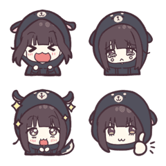 kurumi-chan. Emoji 3 - Dog Ver.