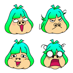Pomelo Pig Emoji Vol.1