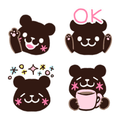 black bear emoji