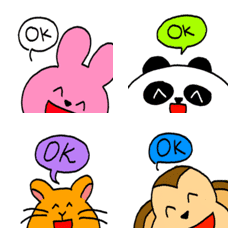 OK animal friends_Emoji