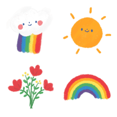 Cutie Rainbow Emoji