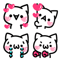 The emoji of a cute cat