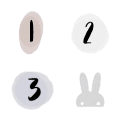 Number Retro Emoji