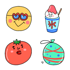 My favorite emojis in summer part2. 