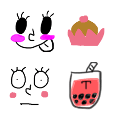 手書き風可愛め絵文字