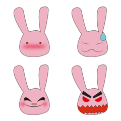 Bunny sticker