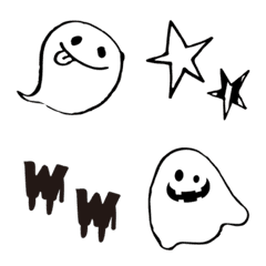 very cute ghost emoji