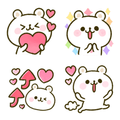 a polar bear emoji