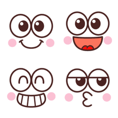 Emoji which is pretty with big eyes.