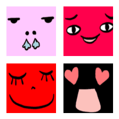 白爛色塊表情大全