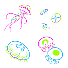 Various jellyfish 01