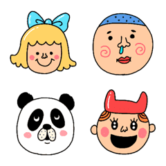 My favorite face emojis.