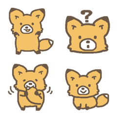 Kawaii Fox Emoji