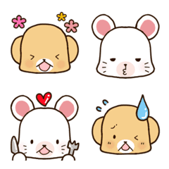 Bear and Okojyo Everyday Emoji