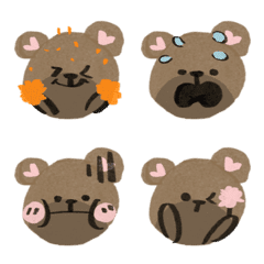 Bear emoticon package