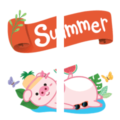 Emoji : Lovely pig 4