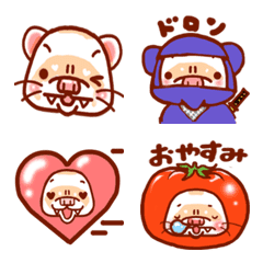 sasabayashi8 ferret heihachi Emoji01