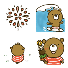 Morikuma summer emoji