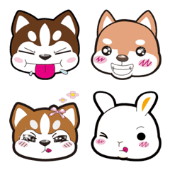 rich dogs -Expression sticker