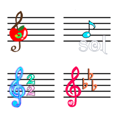 The Emoji for Musicians.(G clef)