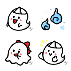 Cute ghosts Emoji
