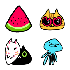 vorg&miku'sfamily summer emoji