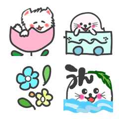 Chiko-chan and Azarassi emoticons