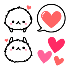 Fluffy lovely-dovey -Emoji-