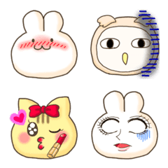 Pudgy Fluffy Rabbit Emoji