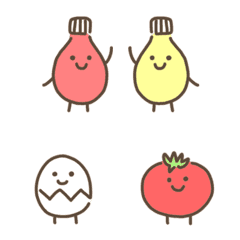 Maionese e Ketchup Emoji