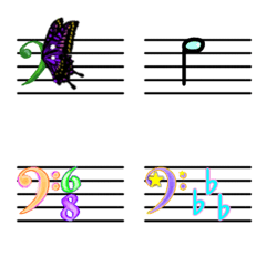 The Emoji for Musicians.(F clef)