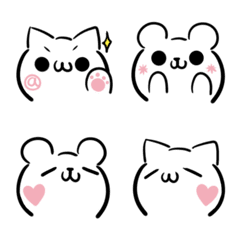 Emoji of cats & bears3