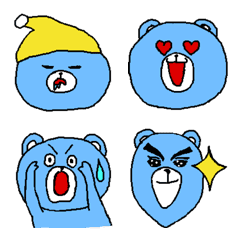 blue bear emoji