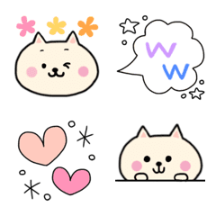 cat  and emoji