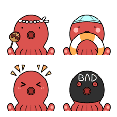 Cute octopus emoji