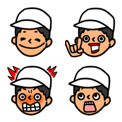 baseball boy Emoji -junior version-