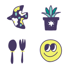 navy color emoji