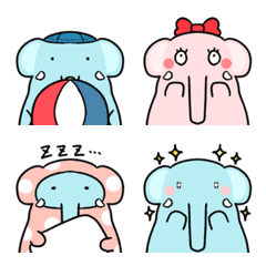 Very cute elephant emoji