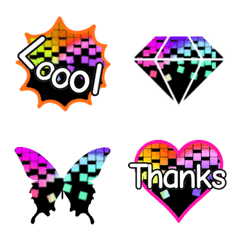 Neon color CooL Emoji