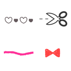 Simple and colorful lines Emoji